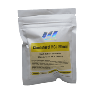 Clenbuterol by Norma Pharma, 50 tablets dosed at 50mcg each, ideal for weight loss and energy boost.