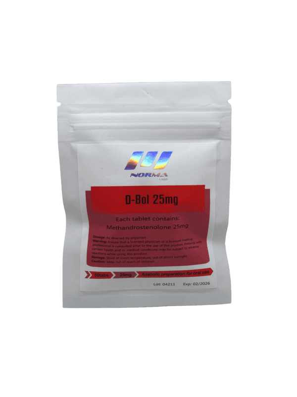 Dianabol by Norma Pharma - 50 Tablets at 25mg Each Dianabol by Norma Pharma - Potent anabolic steroid with 50 tablets, each dosed at 25mg.