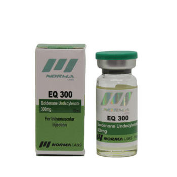 Equipoise anabolic steroid vial by Norma Pharma, containing 10ml at 300mg/ml for muscle growth and performance enhancement.
