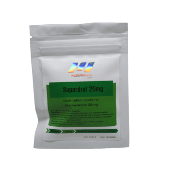 Bottle of Methasterone (Superdrol) containing 50 tablets at 20mg each