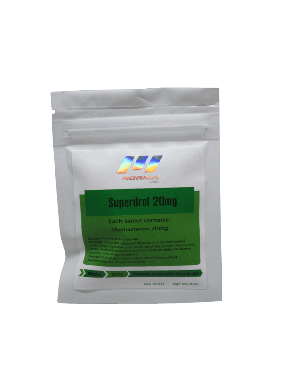 Methasterone (Superdrol) - 50 Tablets at 20mg Each Bottle of Methasterone (Superdrol) containing 50 tablets at 20mg each