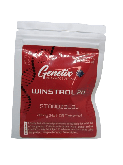 Winstrol Tablets by Genetix Pharma - 50 Tablets, 20mg Each Bottle of Winstrol Tablets by Genetix Pharma, containing 50 tablets dosed at 20mg each.