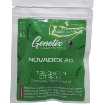 Genetix Pharma Nolvadex 20mg tablets for estrogen control and PCT.