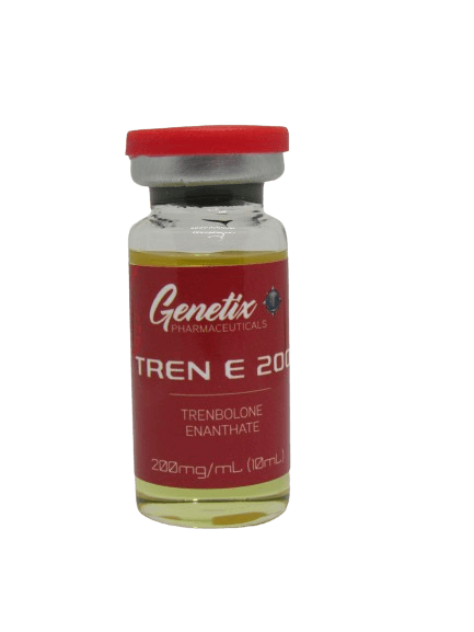 Trenbolone Enanthate 200mg/ml by Genetix Pharma Trenbolone Enanthate 200mg/ml vial by Genetix Pharma for muscle growth and fat loss.