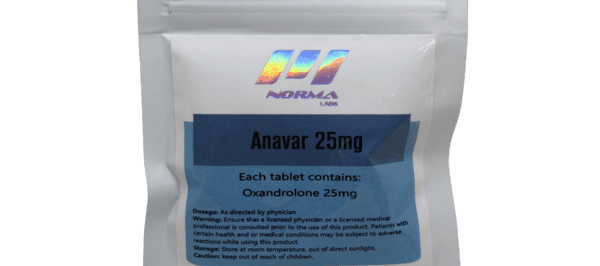 25mg Anavar tablets by Norma Pharma.