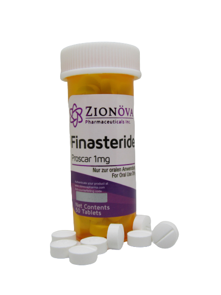 Finasteride molecule structure illustration.