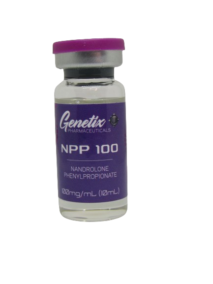 Genetix Pharma Nandrolone 100mg vial for muscle growth.