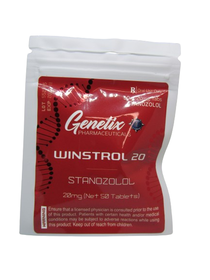 Genetix Winstrol 25mg tablets for enhanced performance.