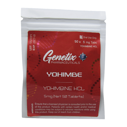 Yohimbine HCL Genetix Pharma Yohimbine HCL Genetix Pharma